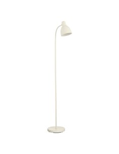 Luminária de chão flexível cor creme com cabeça ajustável LUMI 1xE27, 1520 mm de altura