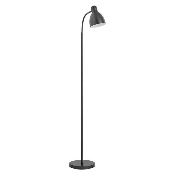 Lampadaire flexible LUMI 1xE27 noir avec tête orientable, hauteur 1520 mm