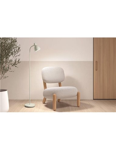 Lampadaire flexible LUMI 1xE27 noir avec tête orientable, hauteur 1520 mm