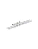 Plafón de techo lineal LED KUSI cromo mate 2x16W 3280Lm, 60cm 4000K