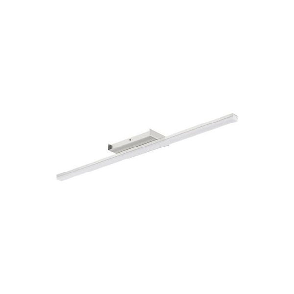 Plafón de techo lineal LED KUSI cromo mate 20W 2200Lm, 75cm 4000K