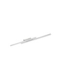 Plafón de techo lineal LED KUSI cromo mate 2x20W 4090Lm, 105cm 4000K/5000K