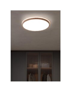 Luminária de teto LED OSONA, branca, Ø40, 32+8W, 3400lm+800lm, seletor de temperatura de cor, dimerizável 2