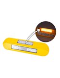 Luz LED trabajo con luz de advertencia ámbar LRD 3043/Y/A1/4K 12/24V EMC E9 carcasa amarilla R65 XA1