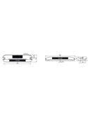 Luz de trabajo LED LRD 3043/R/B2/4K 12/24V 12W 4000K E9 EMC carcasa roja EMC E9