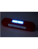 Luz de trabajo LED LRD 3043/R/B2/4K 12/24V 12W 4000K E9 EMC carcasa roja EMC E9