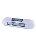 Luz LED de trabajo con luz de advertencia ámbar LRD 3043/WH/A1/4K 12/24V EMC E9 carcasa blanca R65 XA1