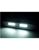 Luz LED de trabajo con luz de advertencia ámbar LRD 3043/WH/A1/4K 12/24V EMC E9 carcasa blanca R65 XA1