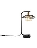 Lampe de table LAURIS, grille métallique, ampoule non incluse (1 x E27, 10 W max., IP20)