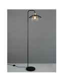 Lampadaire LAURIS avec abat-jour à grille, interrupteur au pied, 1 ampoule E27 max. 10 W non incluse, IP20