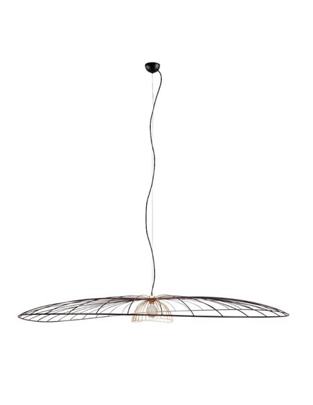 Lámpara de techo LAURIS Ø200cm pantalla metálica, bombilla excl. 1x E27 max. 10W IP20