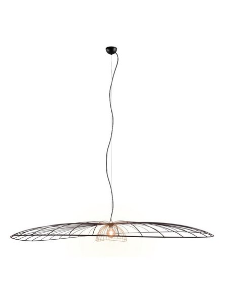 Lámpara de techo LAURIS Ø200cm pantalla metálica, bombilla excl. 1x E27 max. 10W IP20