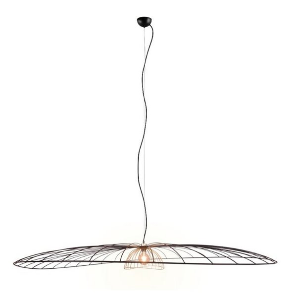 Plafonnier LAURIS Ø200cm, abat-jour en métal, ampoule non incluse : 1x E27 max. 10W IP20