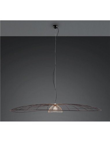 Lámpara de techo LAURIS Ø200cm pantalla metálica, bombilla excl. 1x E27 max. 10W IP20