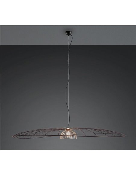 Plafonnier LAURIS Ø200cm, abat-jour en métal, ampoule non incluse : 1x E27 max. 10W IP20