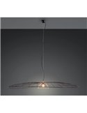 Lámpara de techo LAURIS Ø200cm pantalla metálica, bombilla excl. 1x E27 max. 10W IP20