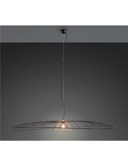 Lámpara de techo LAURIS Ø200cm pantalla metálica, bombilla excl. 1x E27 max. 10W IP20