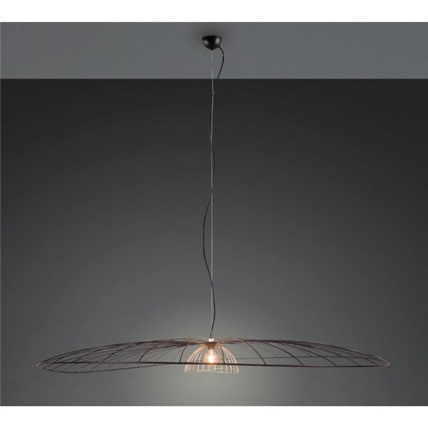 Lámpara de techo LAURIS Ø200cm pantalla metálica, bombilla excl. 1x E27 max. 10W IP20