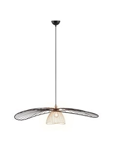 Lámpara de techo LAURIS Ø100cm pantalla rejilla, bombilla excl. 1x E27 max. 10W IP20