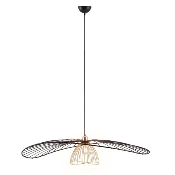 Plafonnier LAURIS Ø100cm, abat-jour à grille, ampoule non incluse : 1x E27 max. 10W IP20