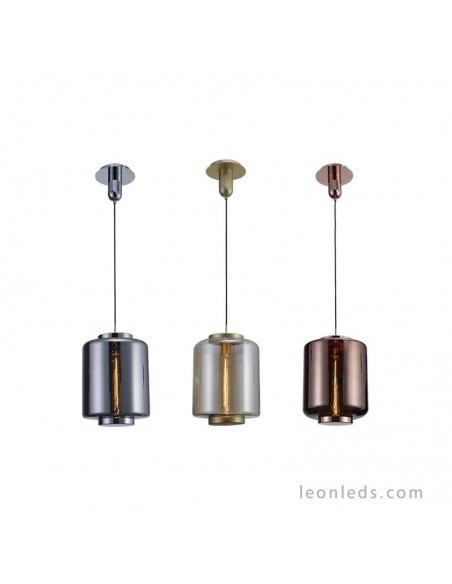 Lámpara de techo Vintage moderna | Lámpara colgante moderna 6193 | Lámpara de techo Cobre | LeonLeds