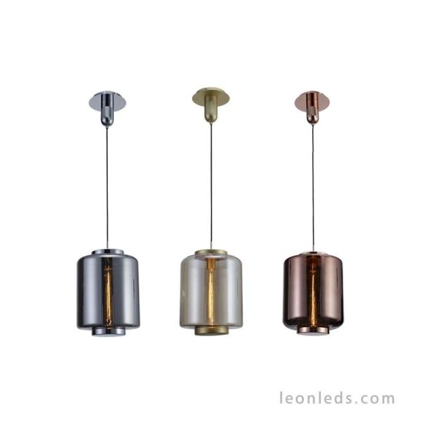 Lámpara de techo Vintage moderna | Lámpara colgante moderna 6193 | Lámpara de techo Cobre | LeonLeds