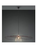 Lámpara de techo LAURIS Ø100cm pantalla rejilla, bombilla excl. 1x E27 max. 10W IP20