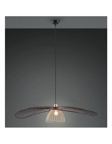 Lámpara de techo LAURIS Ø100cm pantalla rejilla, bombilla excl. 1x E27 max. 10W IP20