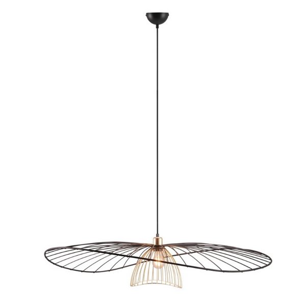 Lámpara de techo LAURIS Ø100cm pantalla rejilla, bombilla excl. 1x E27 max. 10W IP20