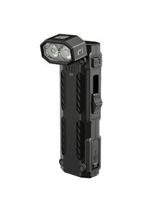 Linterna LED EDC09 cabezal rotable, 1600lm 153m alcance, alto CRI y triple temperatura de color USB-C