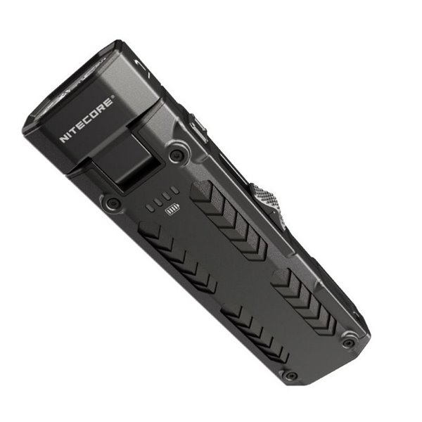 Lanterna LED EDC09 com cabeça giratória, 1600 lúmens, alcance de 153 m, alto IRC e temperatura de cor tripla, USB-C