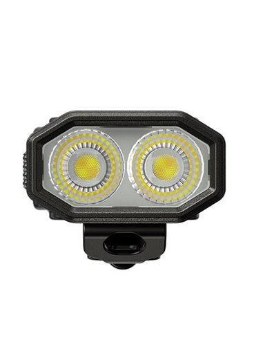Linterna LED EDC09 cabezal rotable, 1600lm 153m alcance, alto CRI y triple temperatura de color USB-C