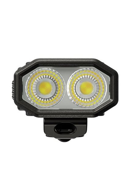 Lanterna LED EDC09 com cabeça giratória, 1600 lúmens, alcance de 153 m, alto IRC e temperatura de cor tripla, USB-C