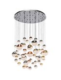 Lámpara de techo SPHERE Ø140 LED 288W 18720 lm 55 luces Bluetooth dimable IP20 Cromo