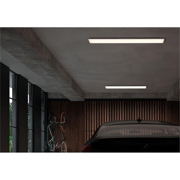 Plafonnier LED SOLID en saillie, blanc, 36 W, 3 800 lm, 90 x 120 cm, CCT