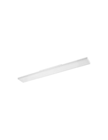 Luminária de teto LED de superfície SOLID, branca, 36W, 3800 lúmens, 90x120 cm, CCT