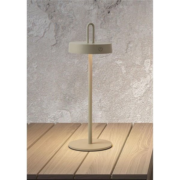 Luminária LED portátil, adaptável para mesa/pendente, verde HOOK, 5W 75Lm, IP44