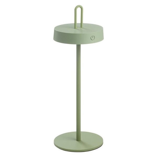 Lámpara LED portátil adaptable mesa/colgante HOOK verde 5W 75Lm IP44