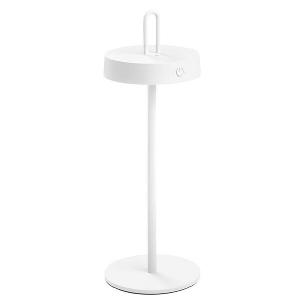 Lámpara LED adaptable mesa/colgante HOOK blanco portátil, 5W 75Lm IP44