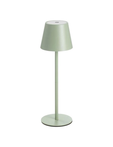 Lámpara de mesa portátil LED PALS II verde 3W 200Lm, CCT batería IP44