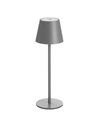 Lampe de table LED portable PALS II, grise, 3 W 200 lm, à piles, IP44