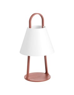Lámpara portátil LED exterior LET terracota 5W 200Lm 3000K IP44 con batería