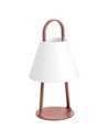 Lámpara portátil LED exterior LET terracota 5W 200Lm 3000K IP44 con batería