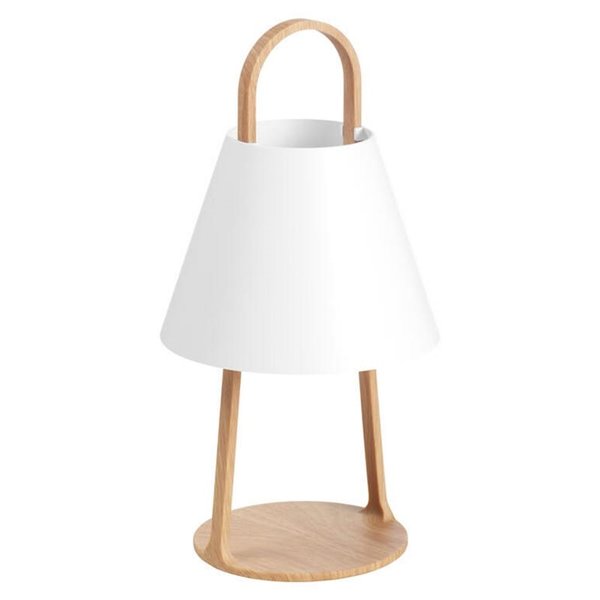 Lampe LED portable d'extérieur, LET naturel 5W 200lm 3000K IP44 avec batterie