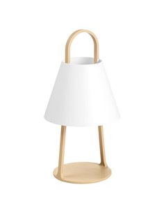 Lampe LED portable d'extérieur LET sable 5W 200lm 3000K IP44 avec batterie