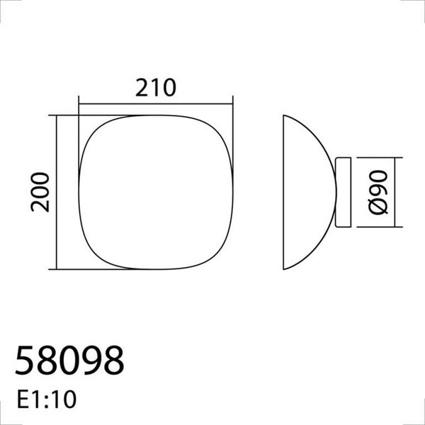 Aplique de pared LED orientable LEAF madera natural 7W 3000K 300Lm