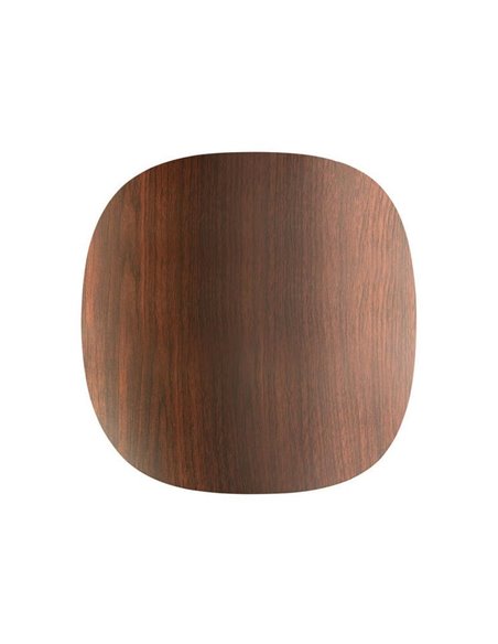 Luminária de parede LEAF LED, nogal, 7W, 3000K, 300 lm, ajustável