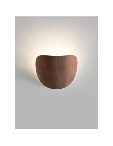 Aplique de pared LED LEAF nogal 7W 3000K 300 lm orientable