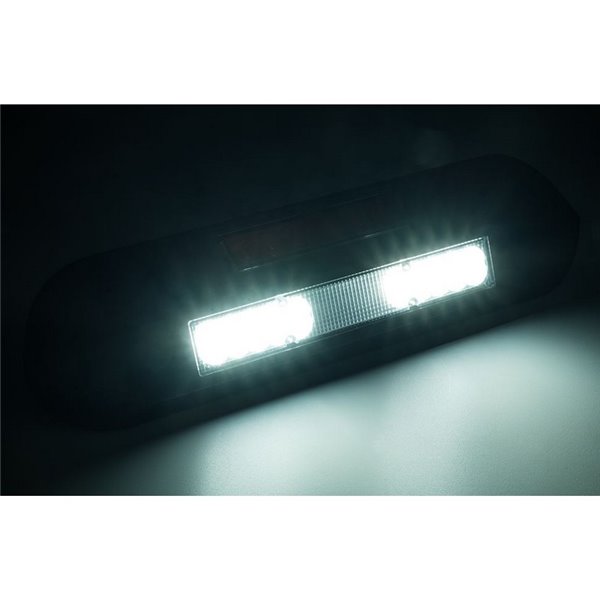 Luz de trabalho LED, posição, freio, pisca 12/24V LRD 3132/BL/PHK/6.5K carcaça preta R1-S1 2A EMC