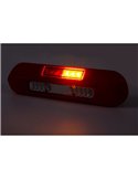 Faro de trabajo LED 12/24V posición, freno, intermitente LRD 3132/R/PHK/6,5K carcasa roja R1-S1 2A EMC